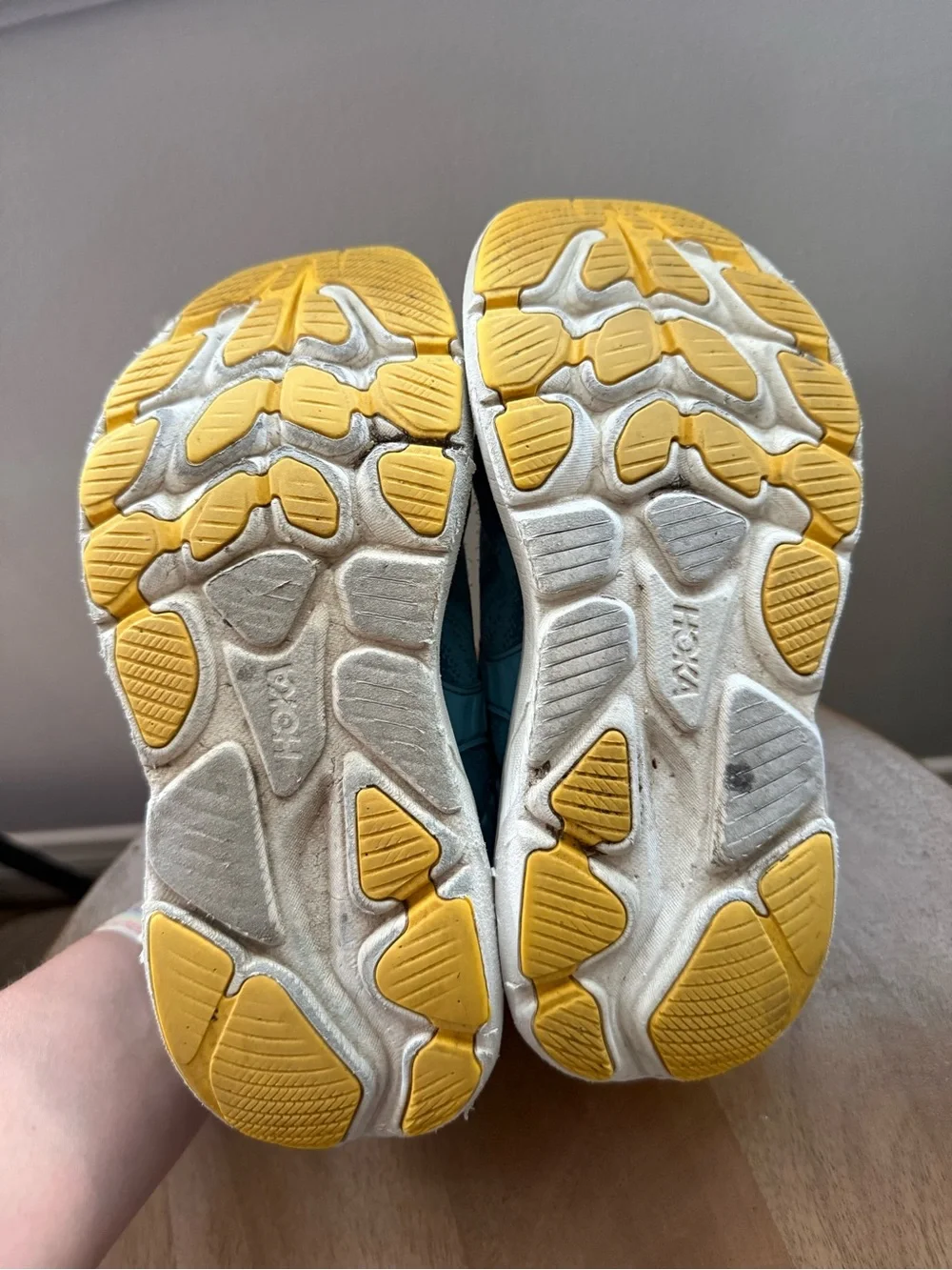 Hoka light blue